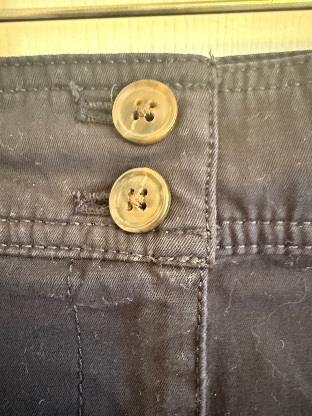 Talbots Navy Cotton Shorts 5.5” Inseam Sz 20WP - Picture 2 of 6